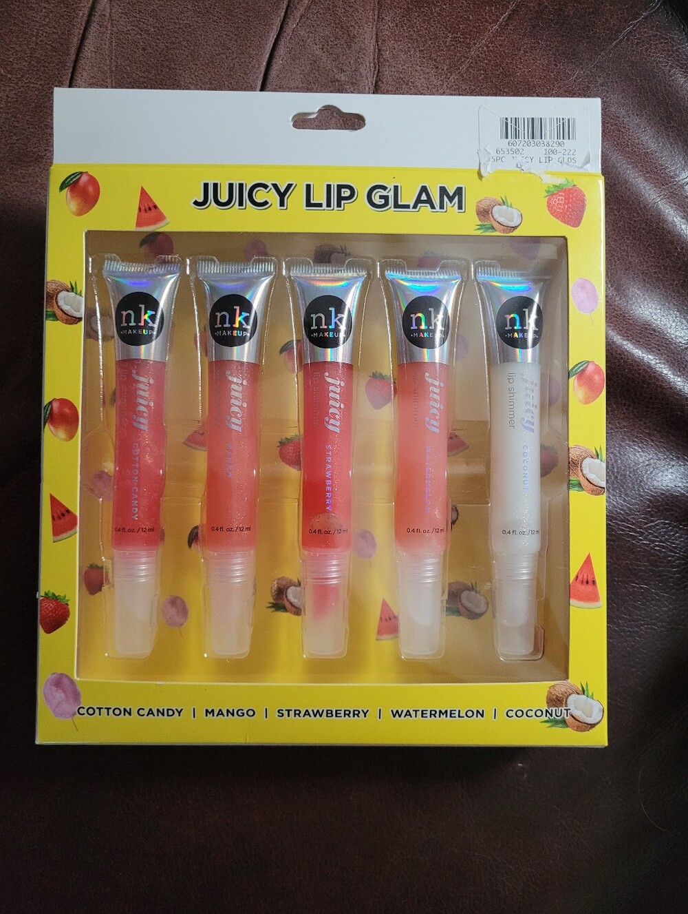 Nicka K New York Juicy Lip Glam Lip Shimmer 5 pc Set